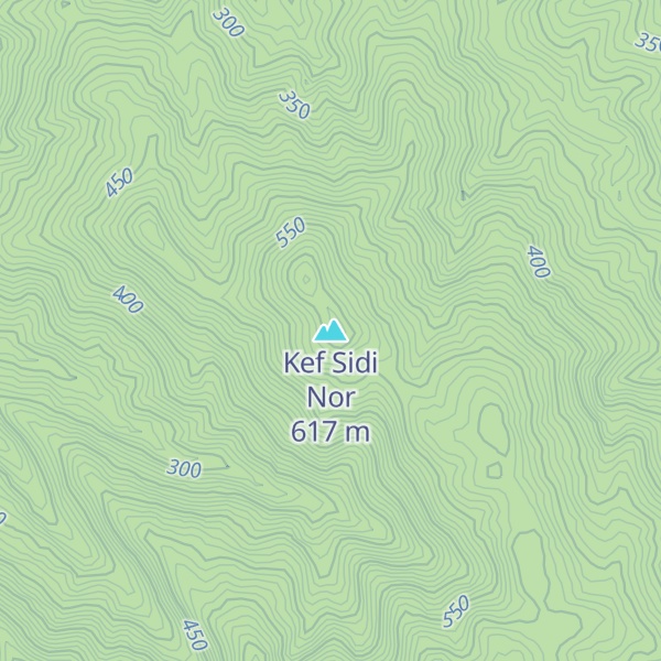 Map of Kef Sidi Nor