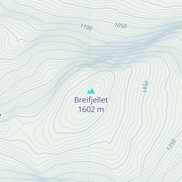 Map of Breifjellet