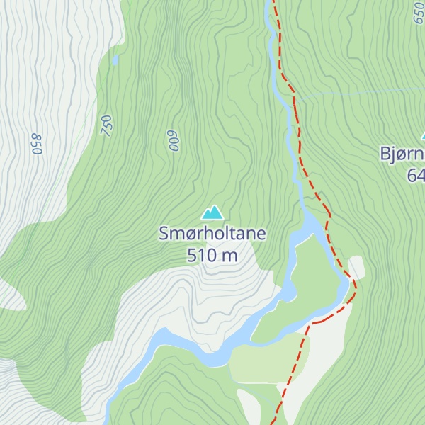 Map of Smørholtane