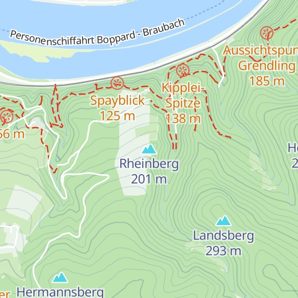 Map of Rheinberg