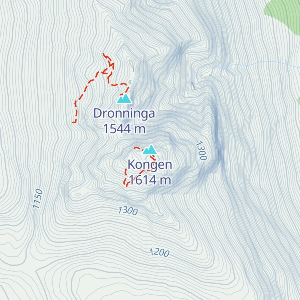 Map of Kongen