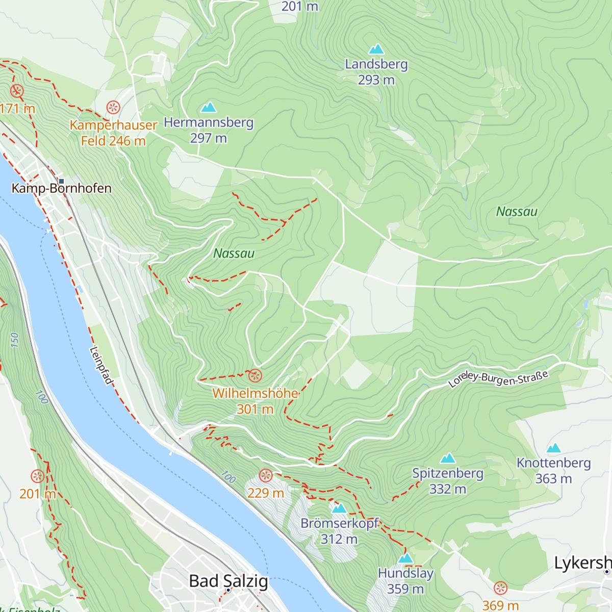 Bruno-Löhr-Hütte map