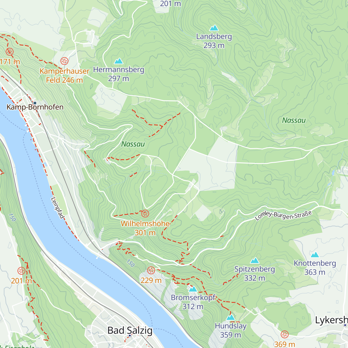 Bruno-Löhr-Hütte map