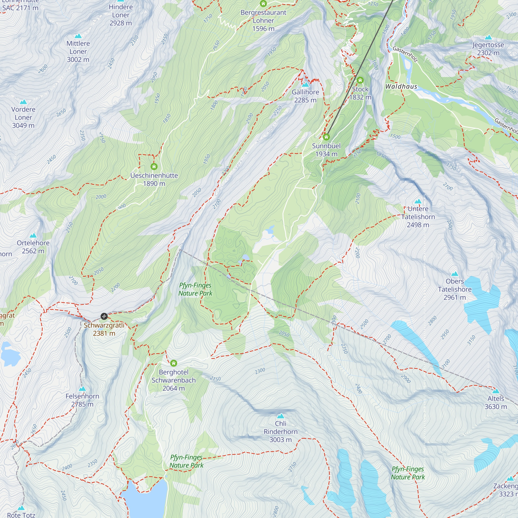 Spittelmatte map