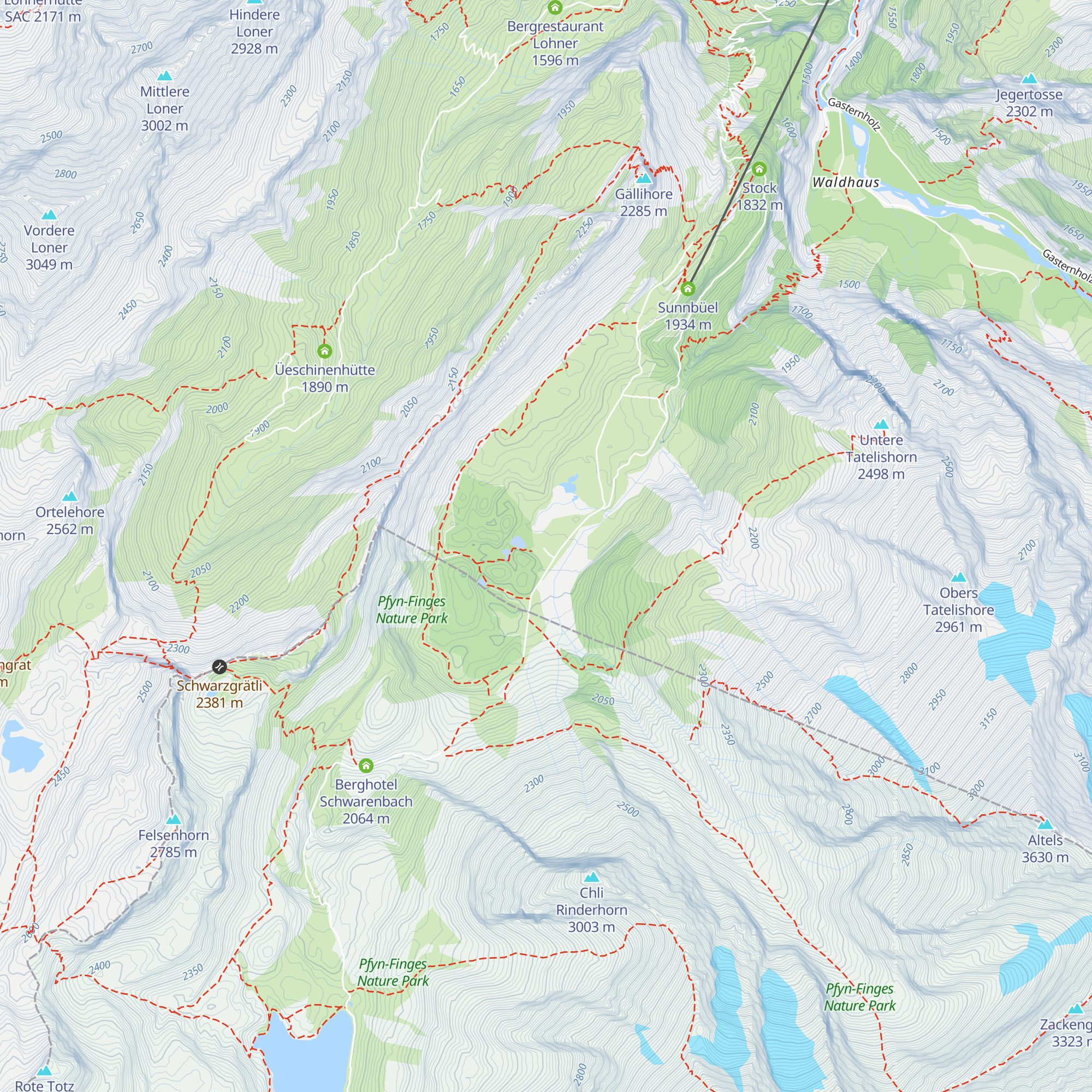 Spittelmatte map