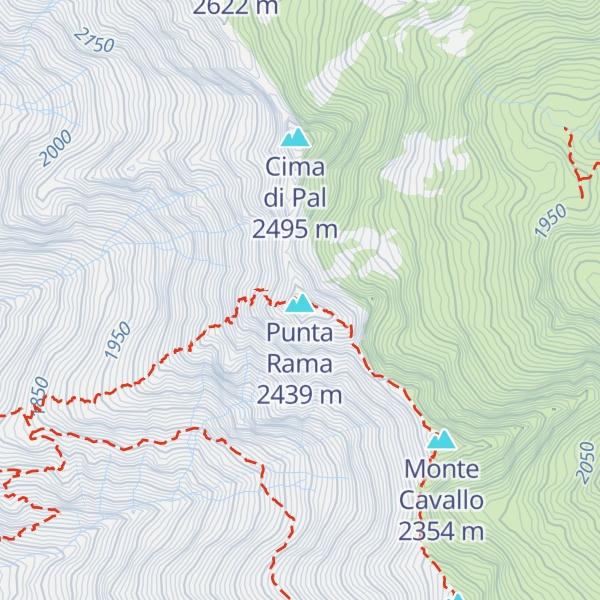Map of Bivacco Beltrando