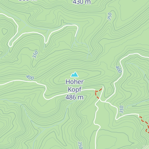 Map of Hoher Kopf