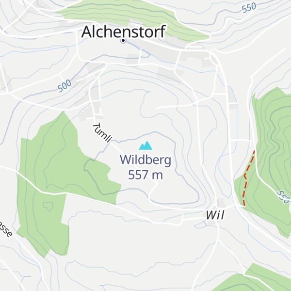 Map of Wildberg