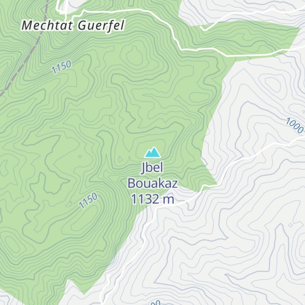 Map of Jbel Bouakaz
