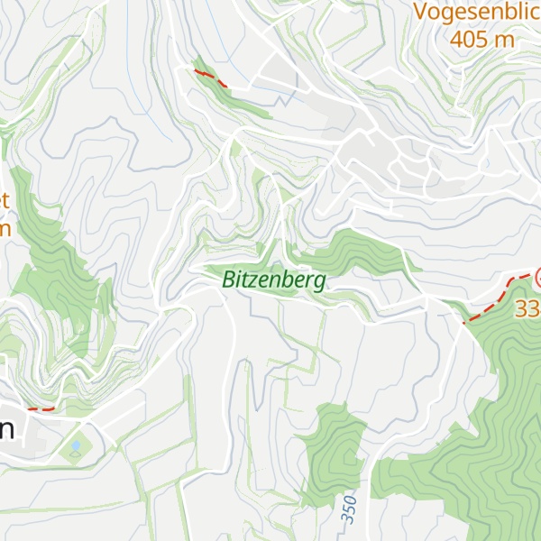 Map of Bitzenberg