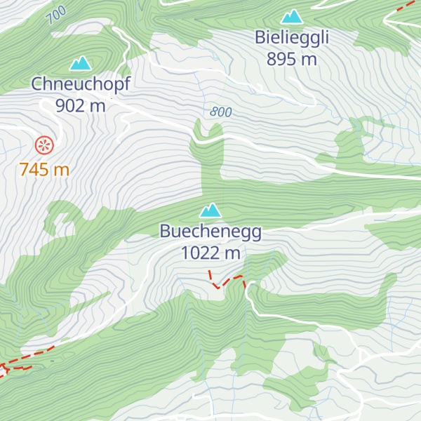 Map of Buechenegg