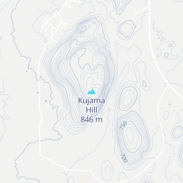 Map of Kujama Hill