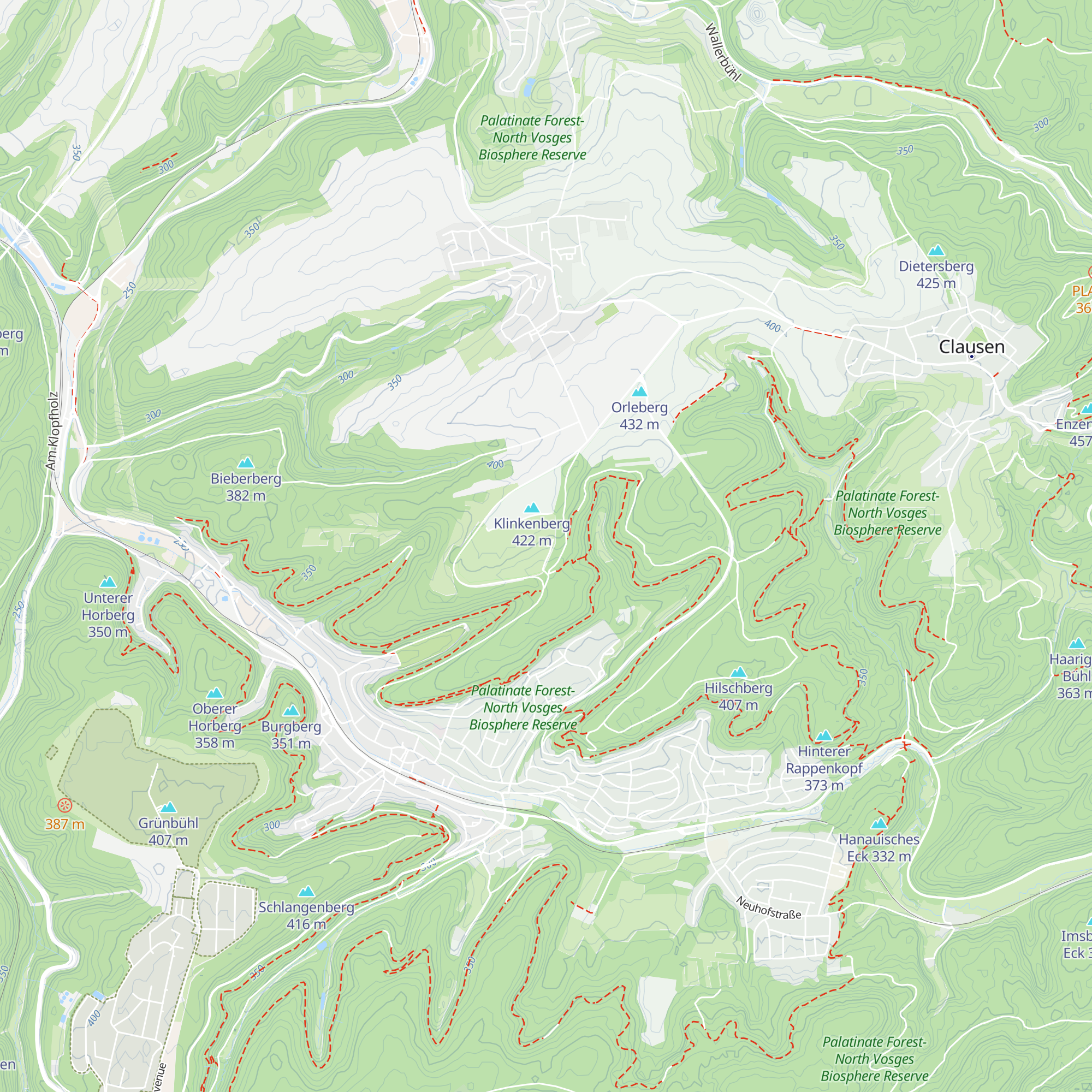 Joggel-Hütte map