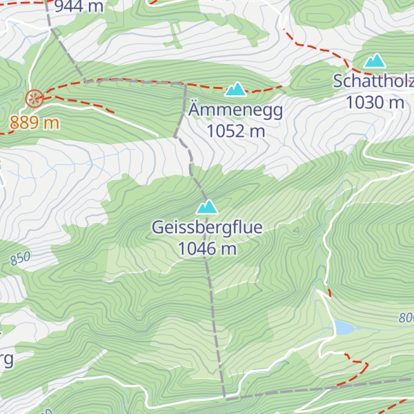 Map of Geissbergflue