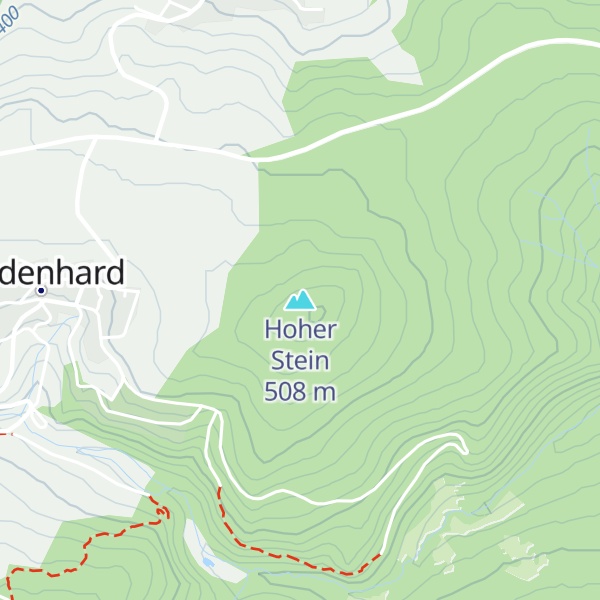 Map of Hoher Stein
