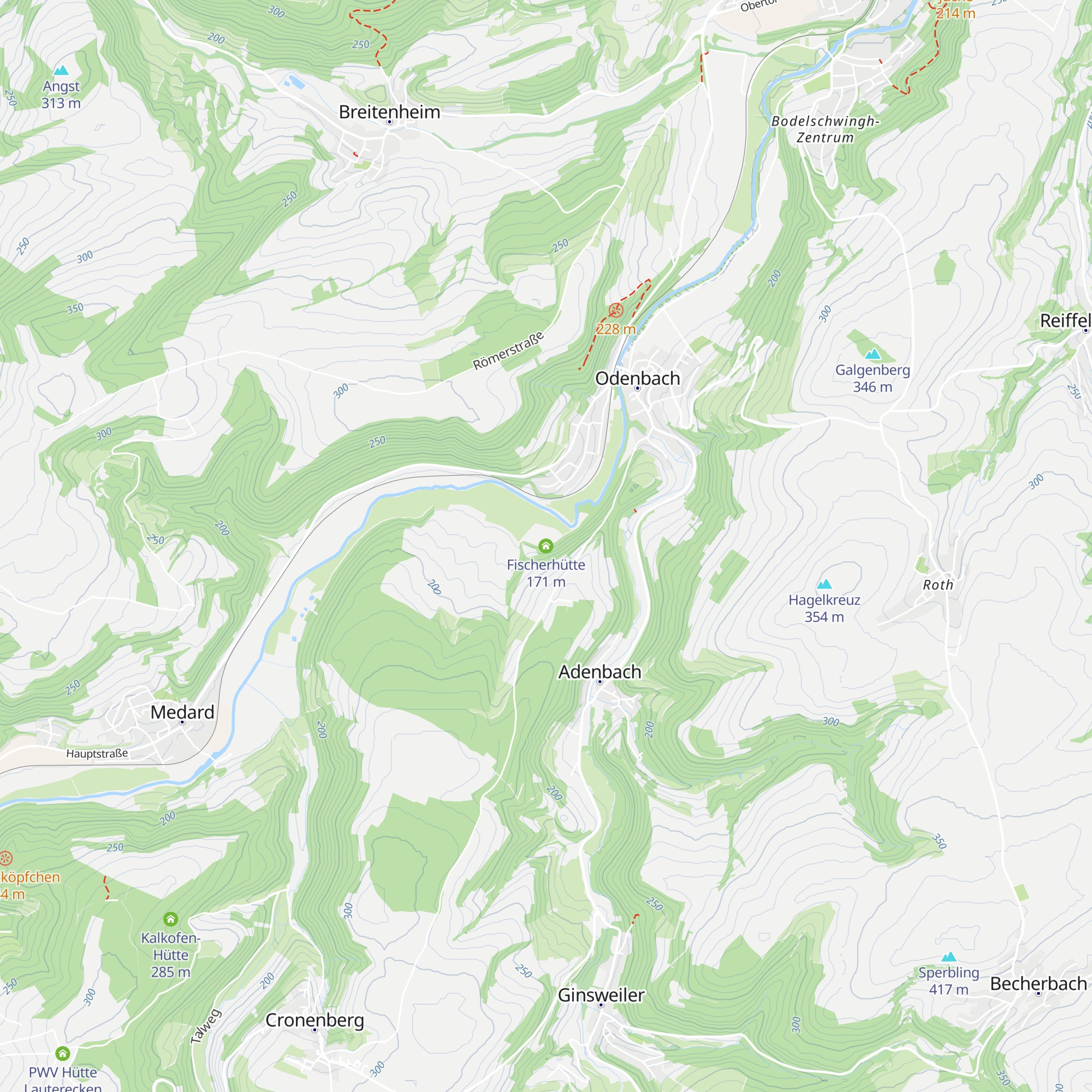 Fischerhütte map