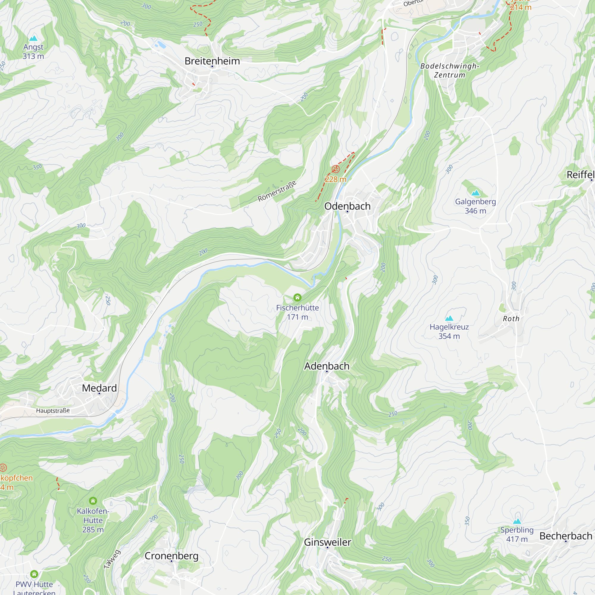 Fischerhütte map