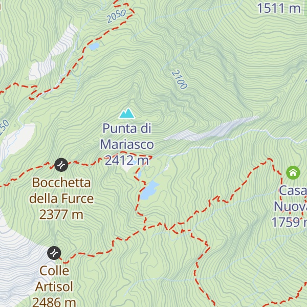 Map of Alpe della Furce