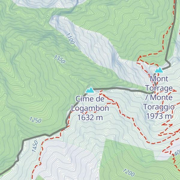 Map of Cime de Logambon