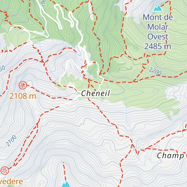 Map of Panorama al Bich