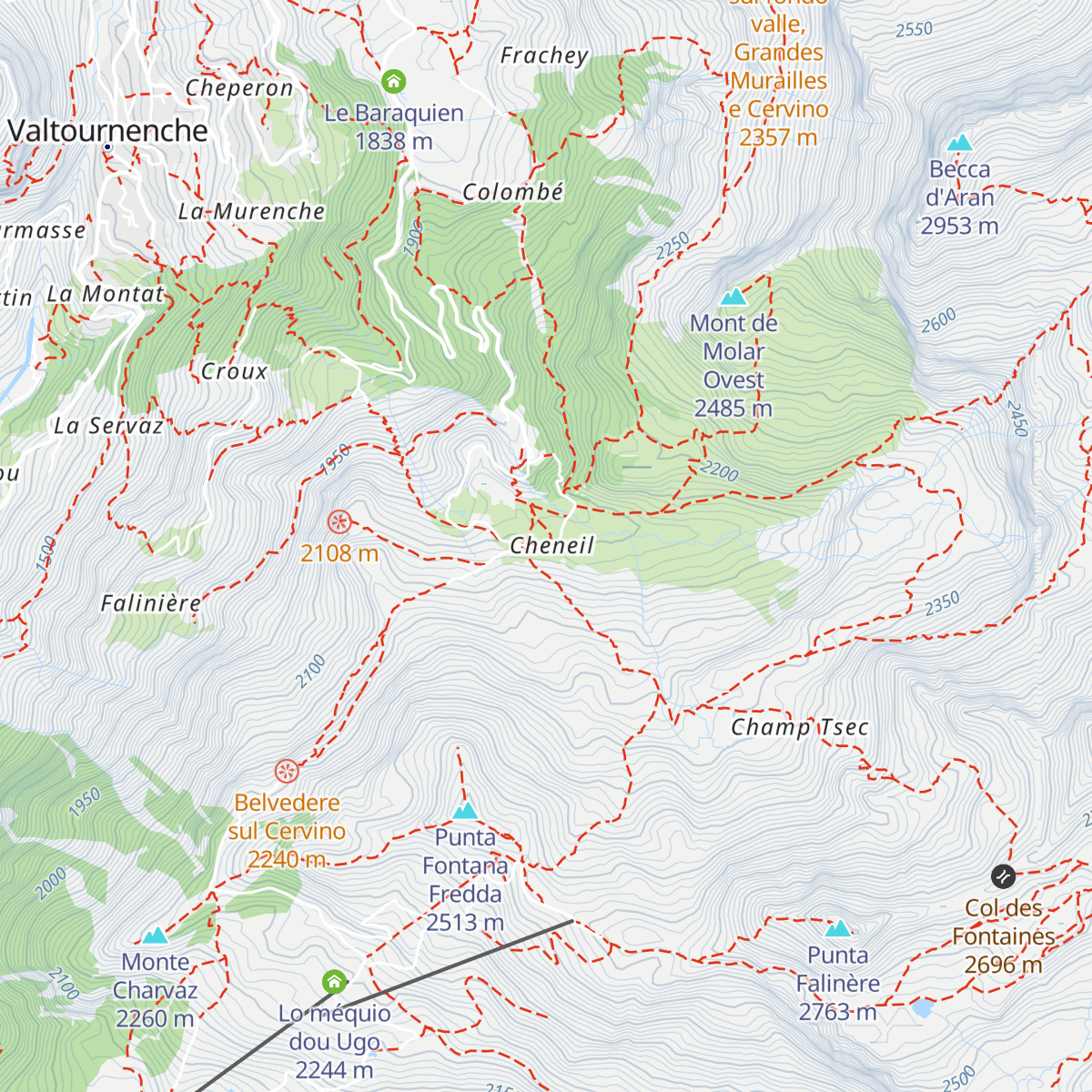 Panorama al Bich map