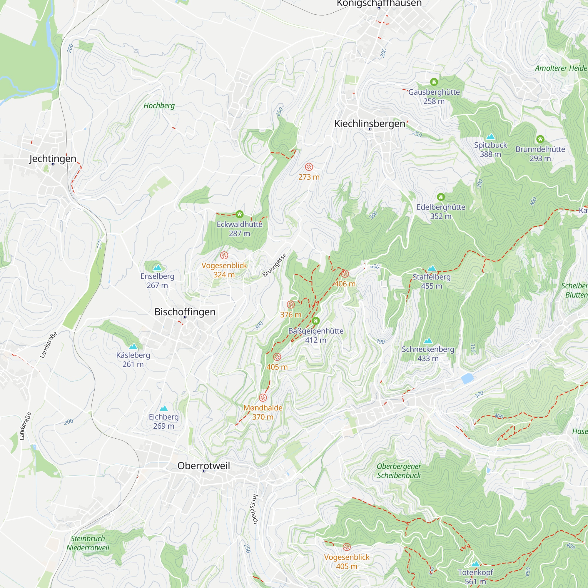 Maiengrundhütte map