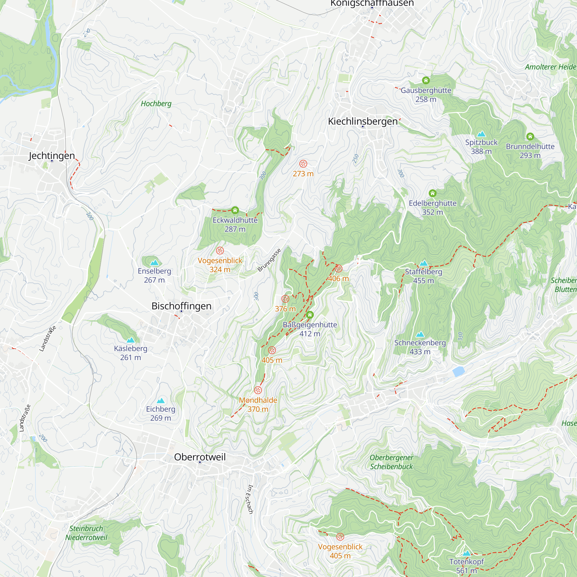 Maiengrundhütte map