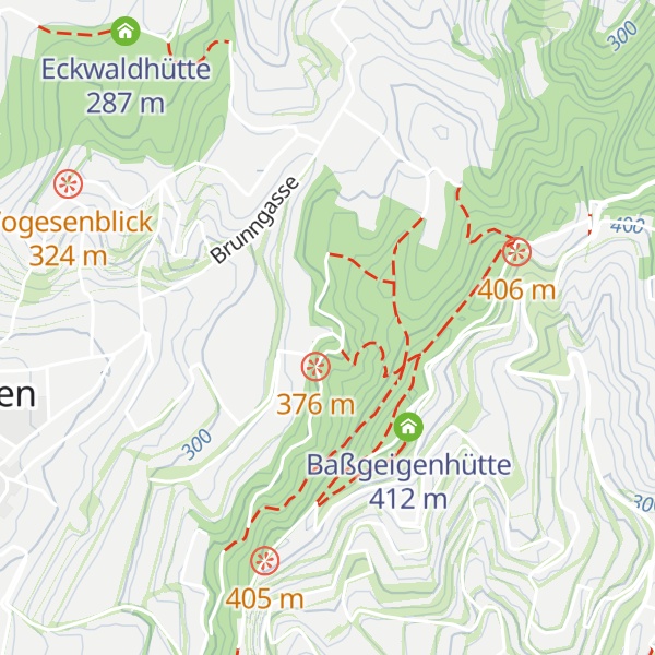 Map of Maiengrundhütte