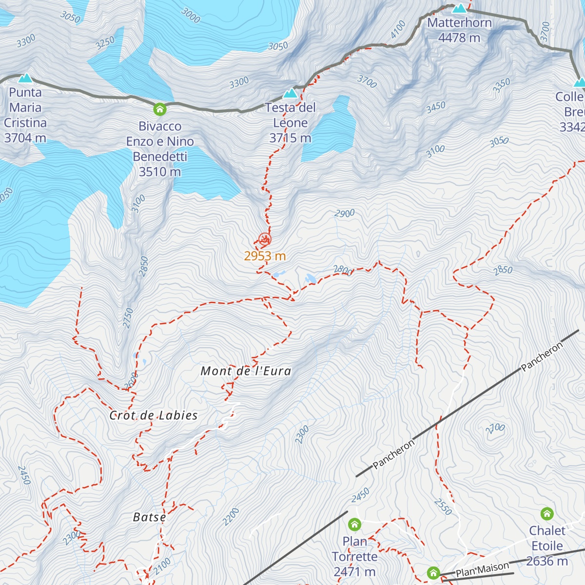 Rifugio Duca degli Abruzzi all'Oriondé map