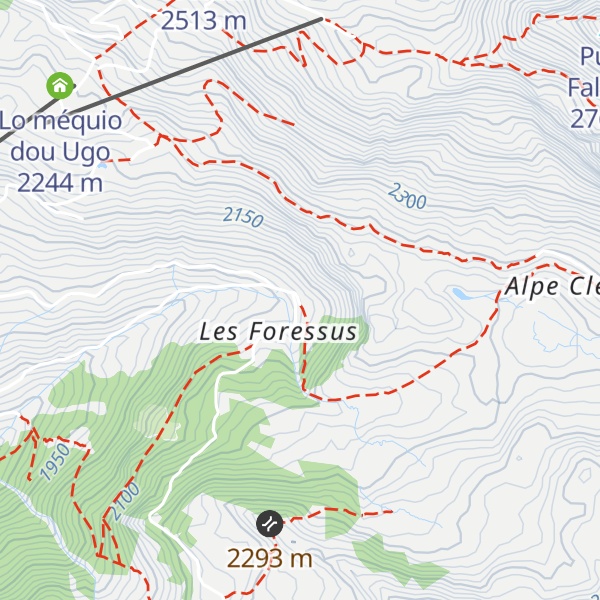 Map of Sorgente Foressus Bassa