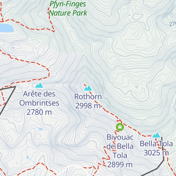 Map of Rothorn