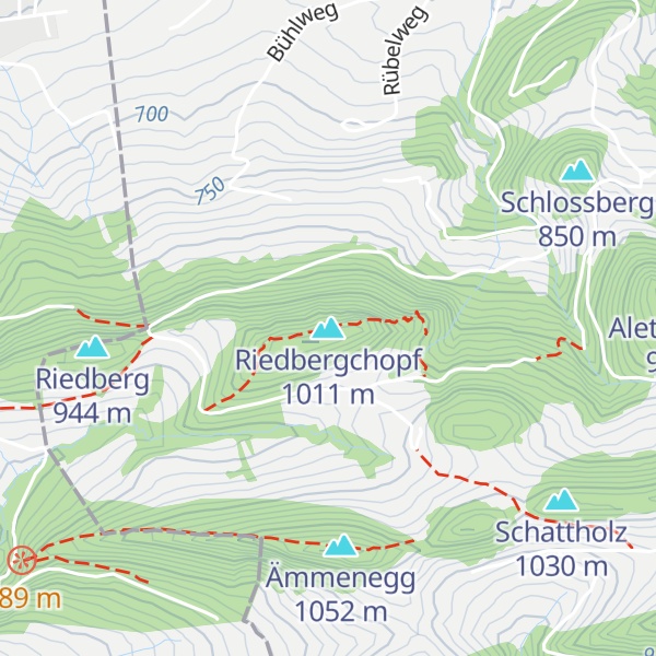 Map of Riedbergchopf