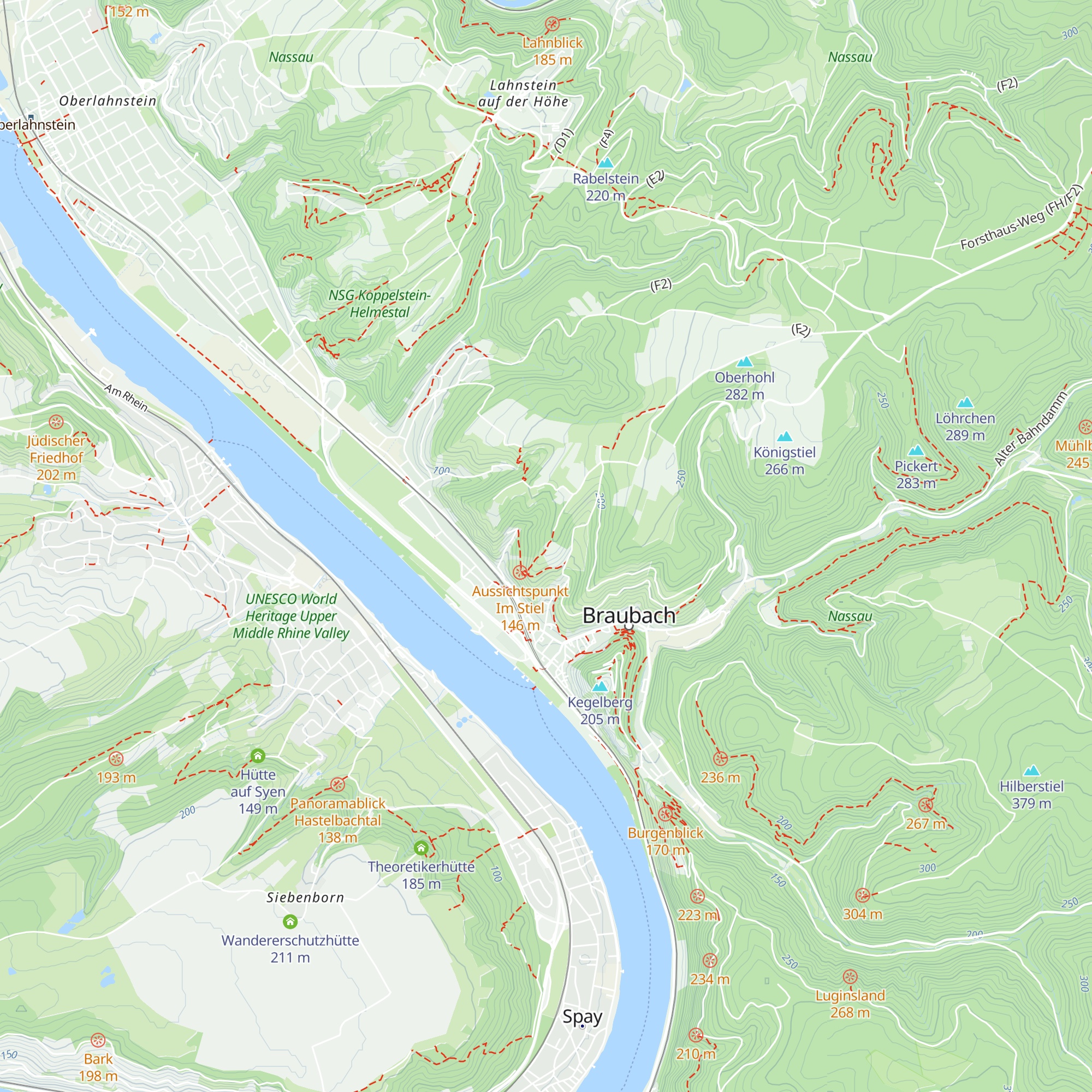 Schutzhütte Auf Kerkerts map