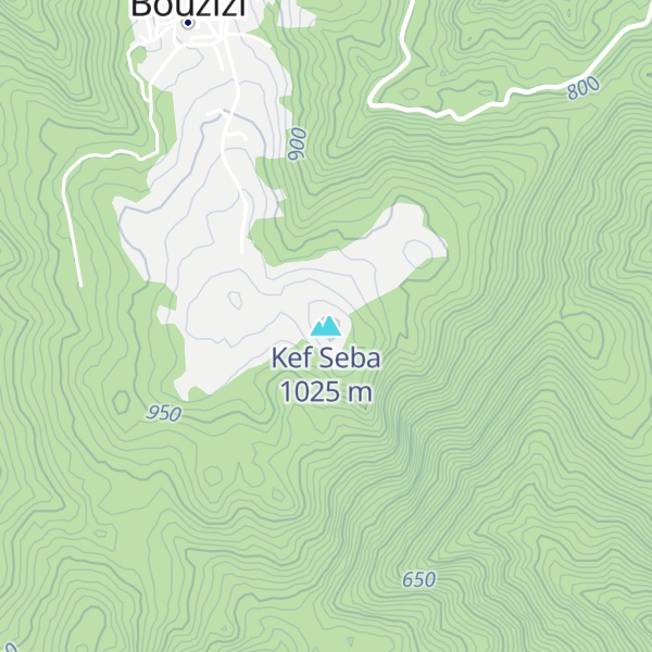 Map of Kef Seba
