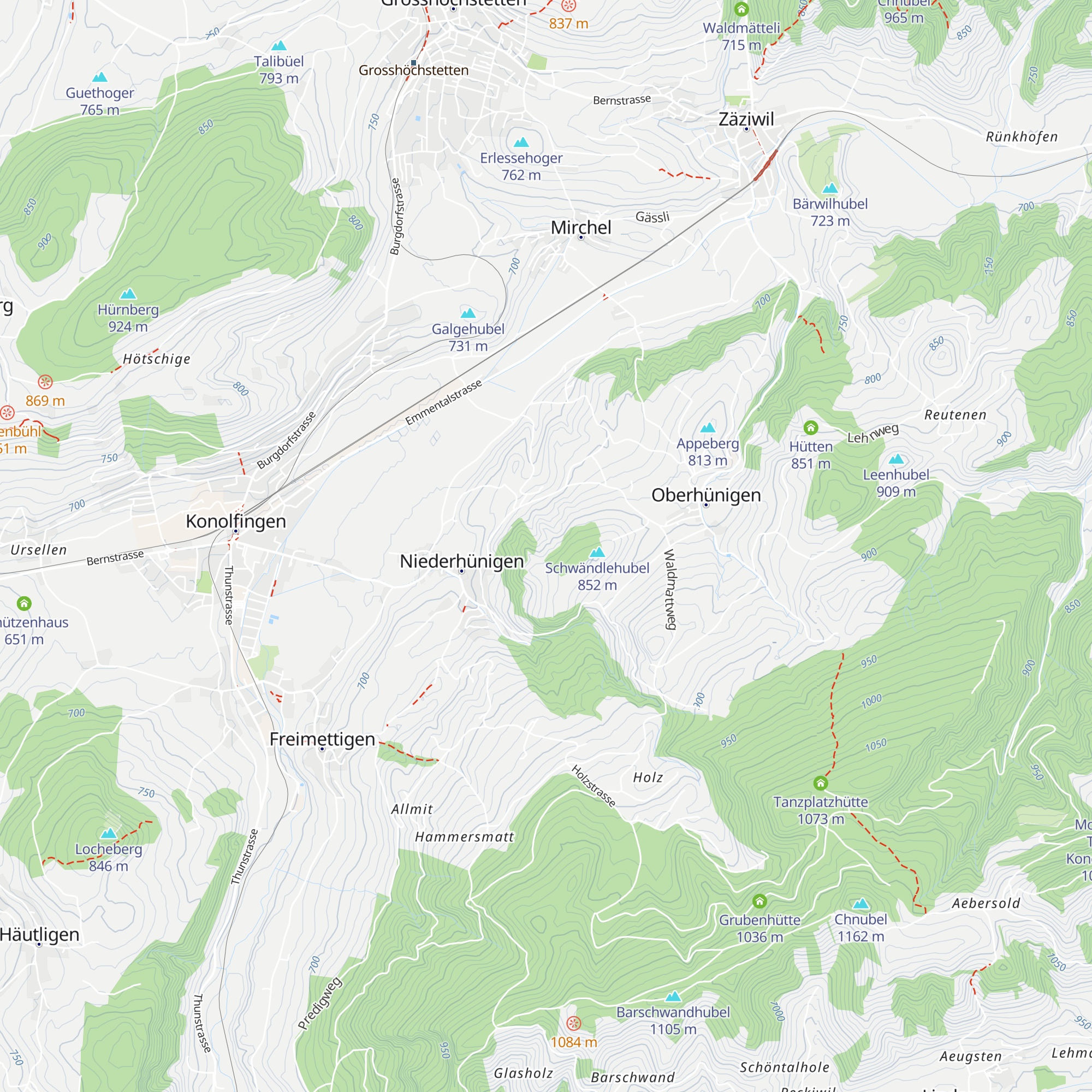 Täfeli map