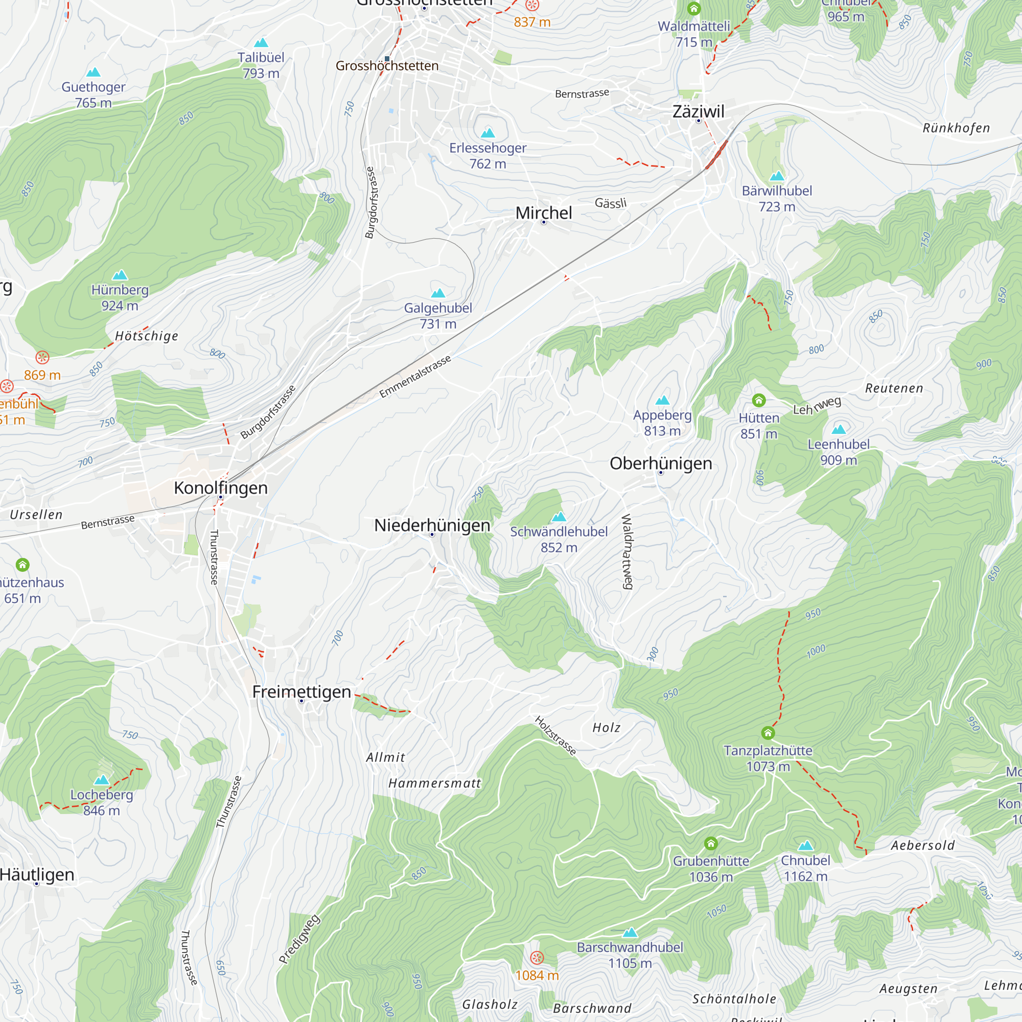Täfeli map