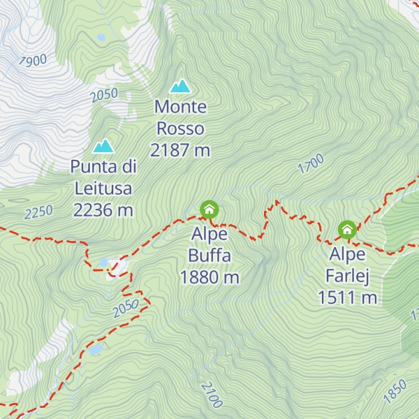 Map of Alpe Buffa