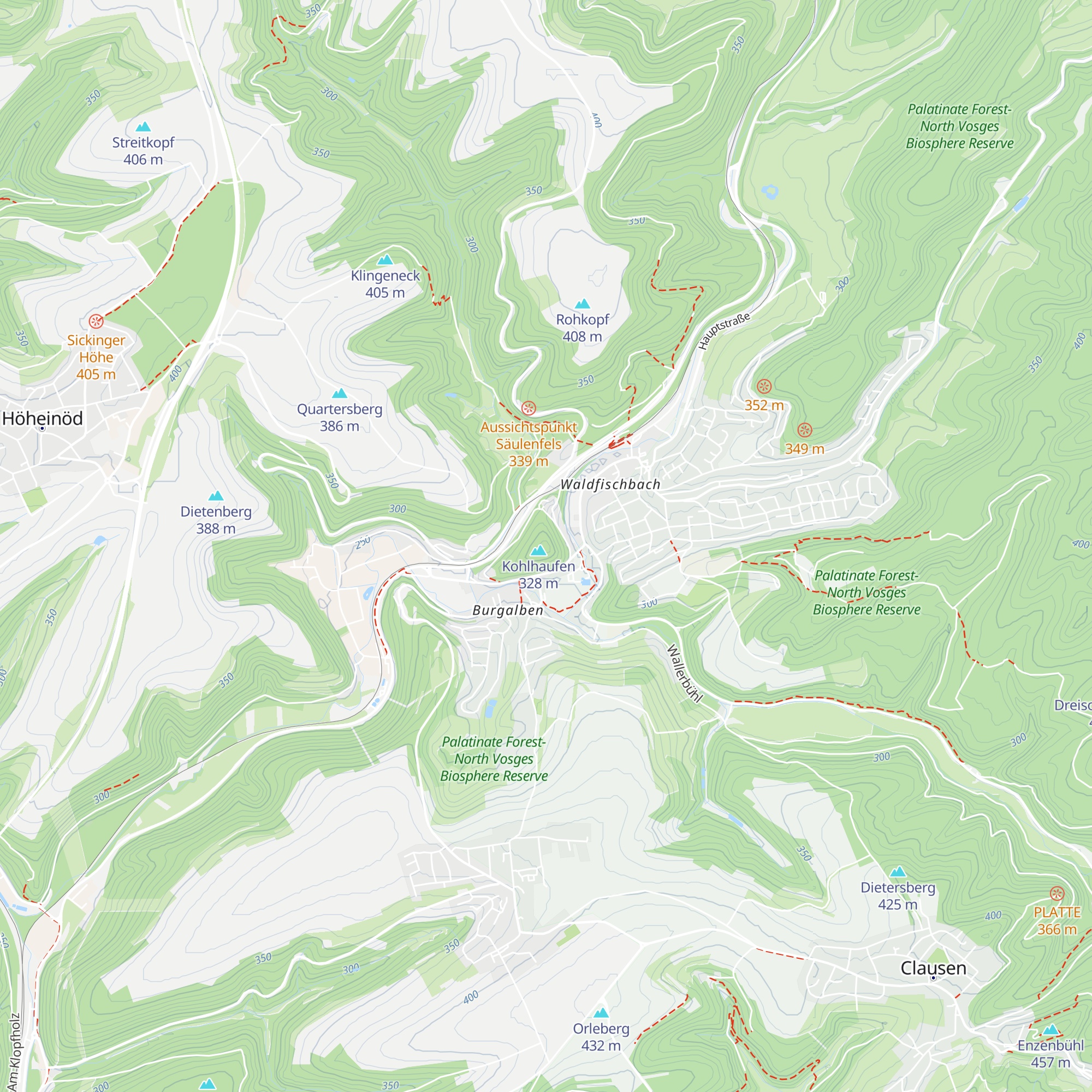 Pfadfinderhütte Sankt Georg map