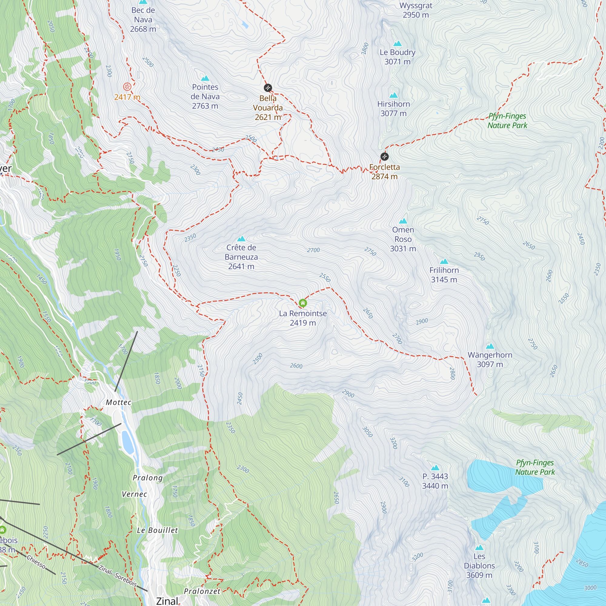 La Remointse map