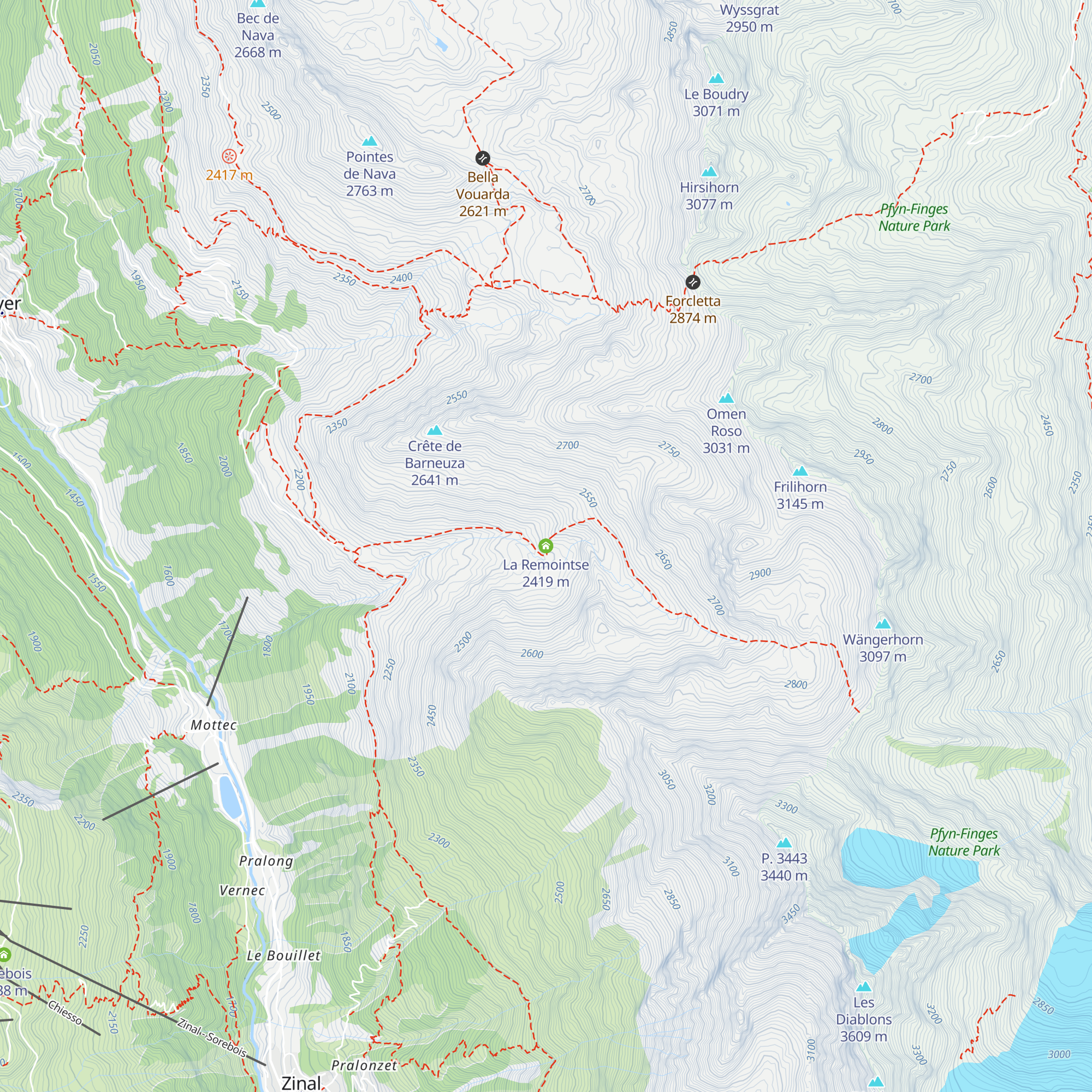La Remointse map