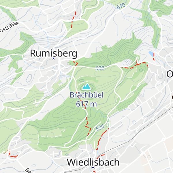 Map of Brächbüel
