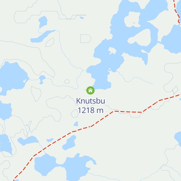 Map of Knutsbu