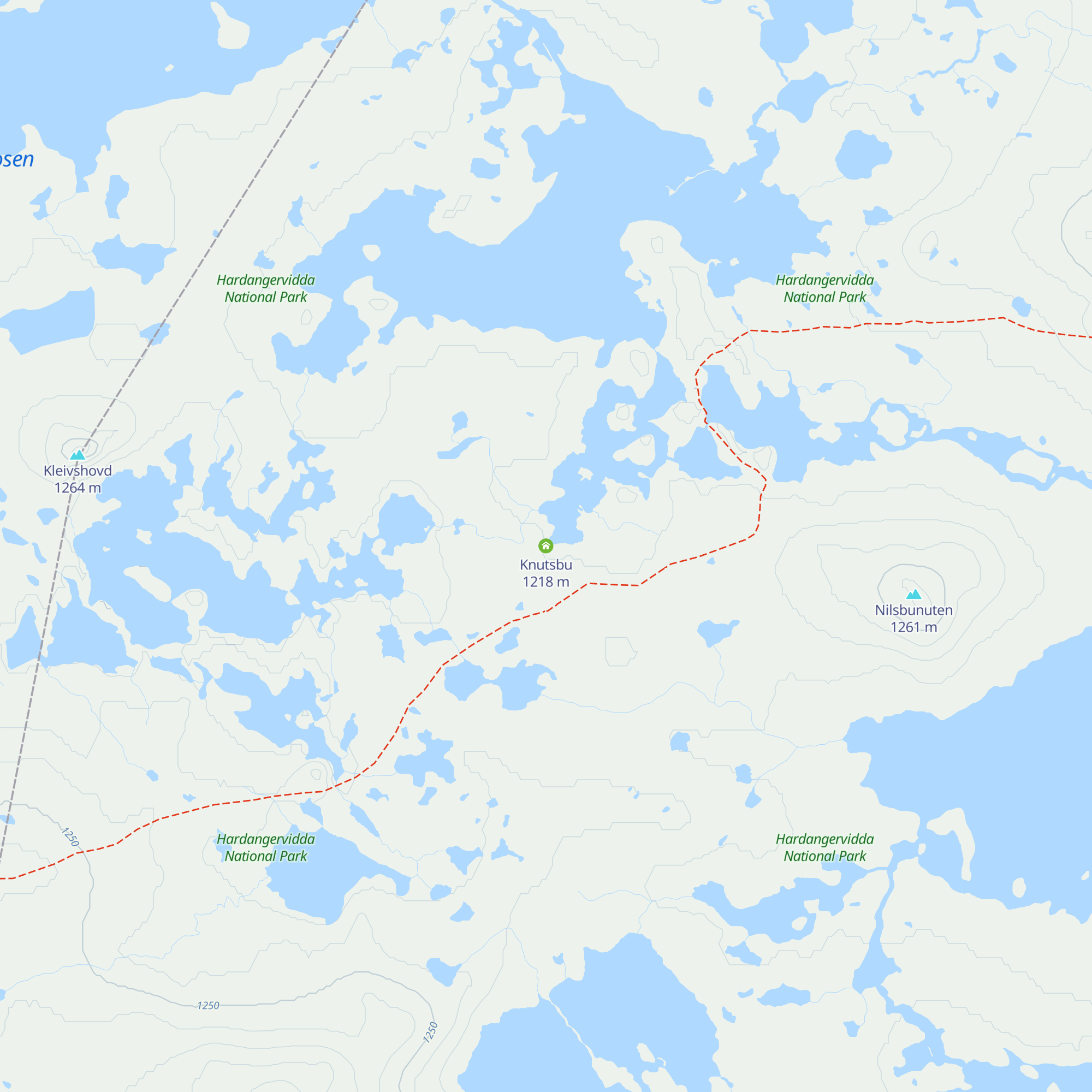 Knutsbu map