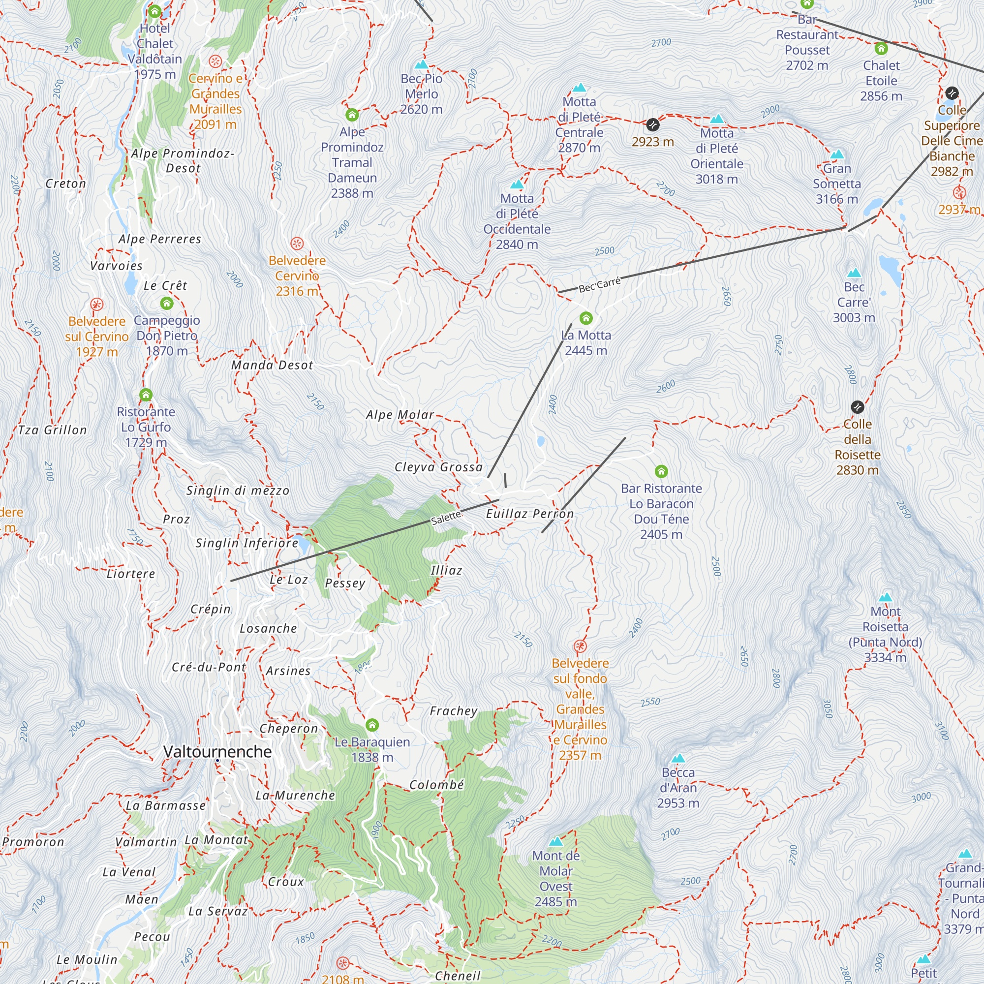 Willy Bar map
