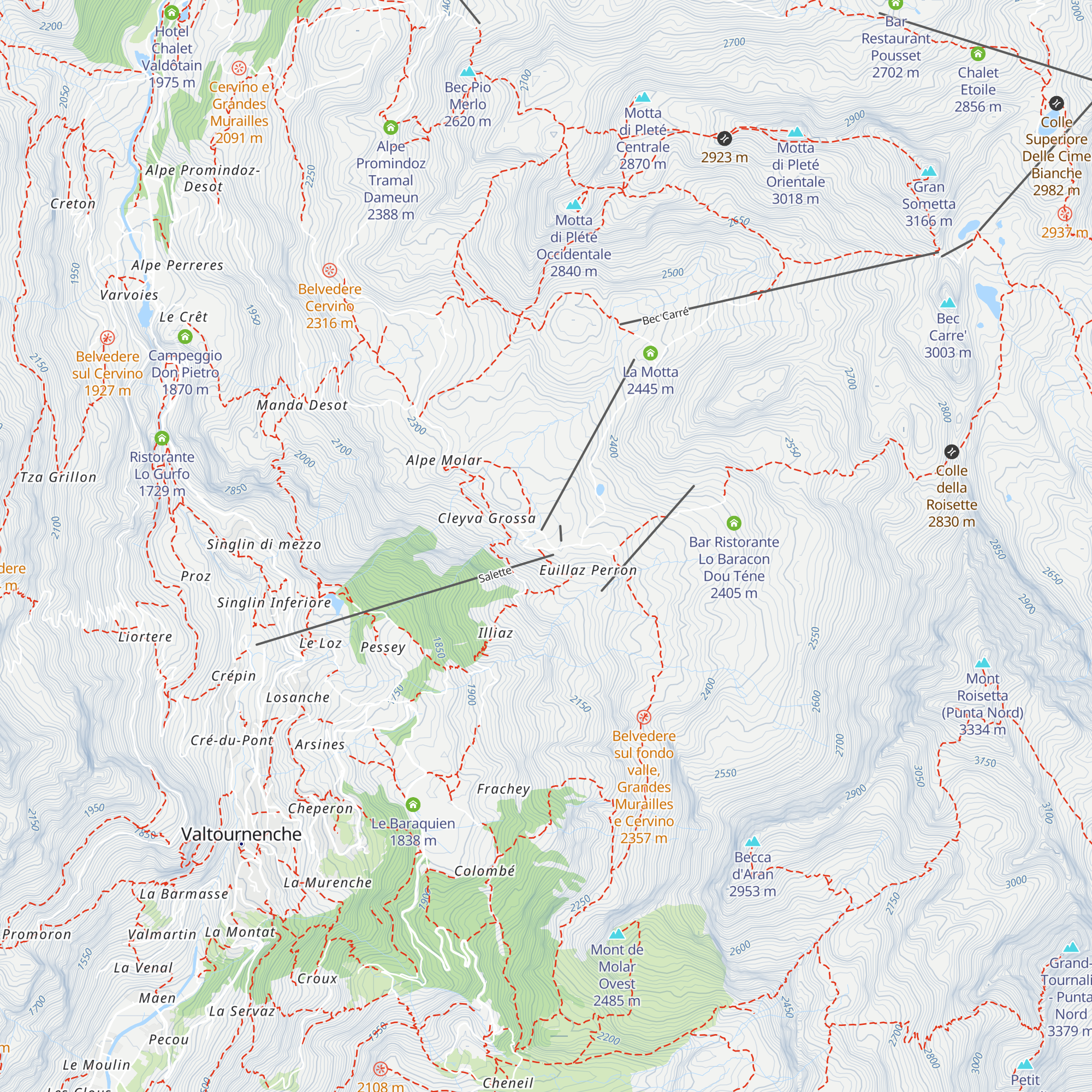 Willy Bar map