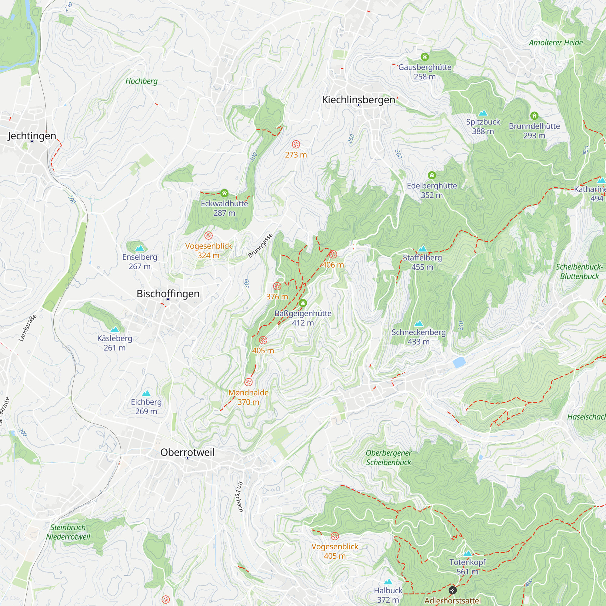 Baßgeigenhütte map
