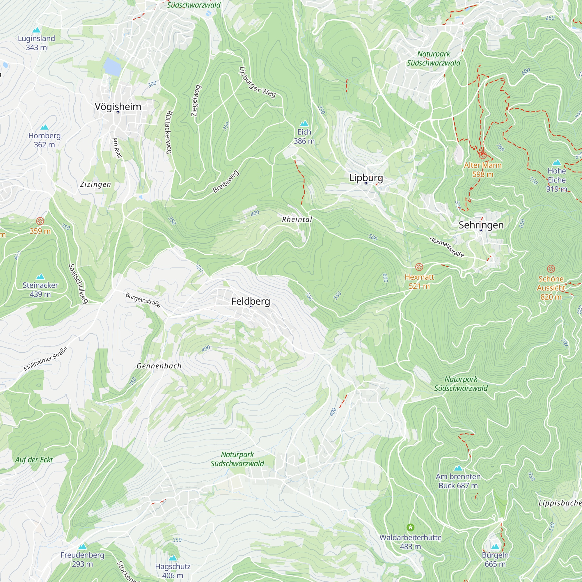 Geisbrunnenhütte map
