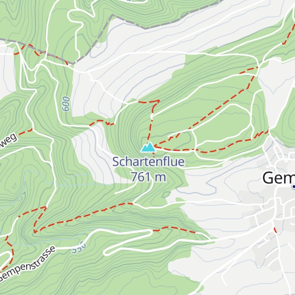 Map of Bärgbeiz Gempenturm