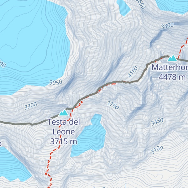 Map of Refuge Jean-Antoine Carrel
