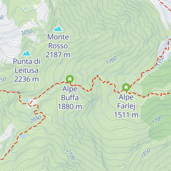 Map of Alpe Pietra Nuova